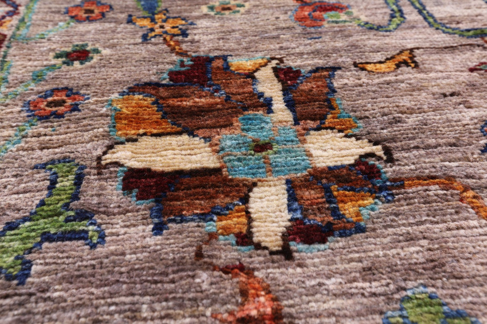 6' 6" X 9' 9" Persian Tabriz Hand-Knotted Wool Rug Q5724