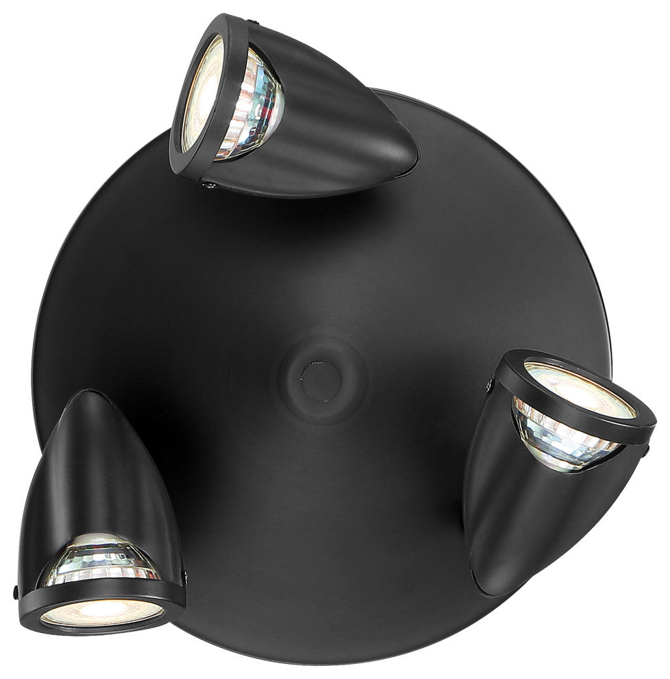 Cobra LED Spotlight Cluster in Black