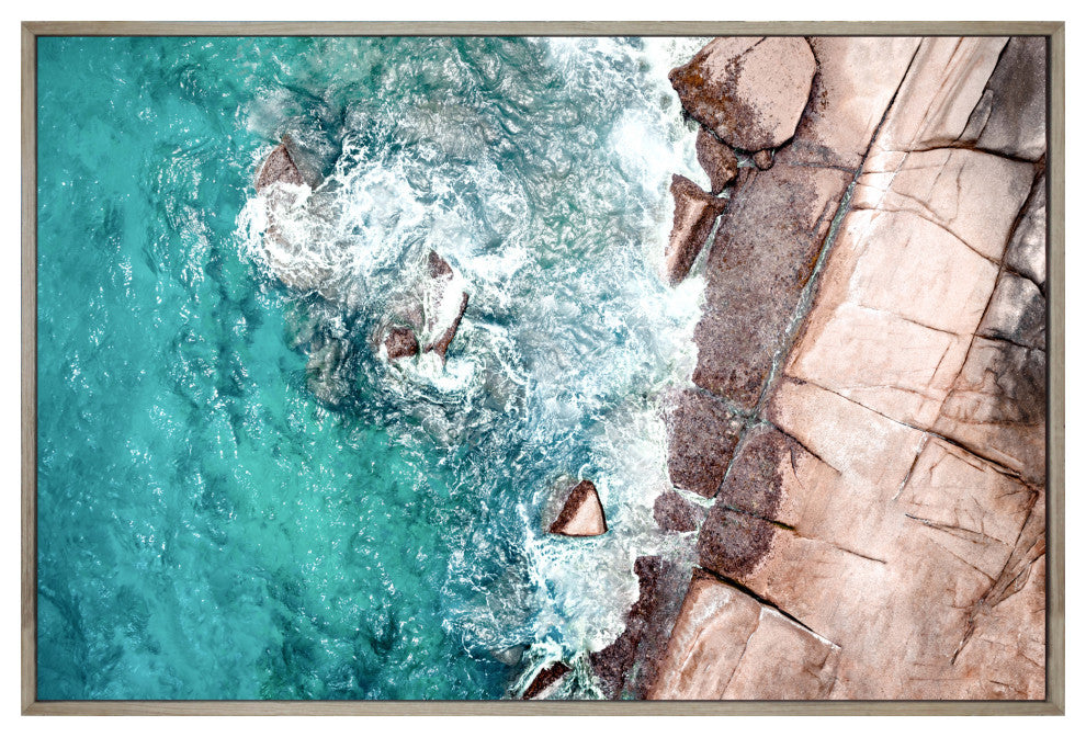 Contemporary Birds Eye View Wall Dcor - Multicolor