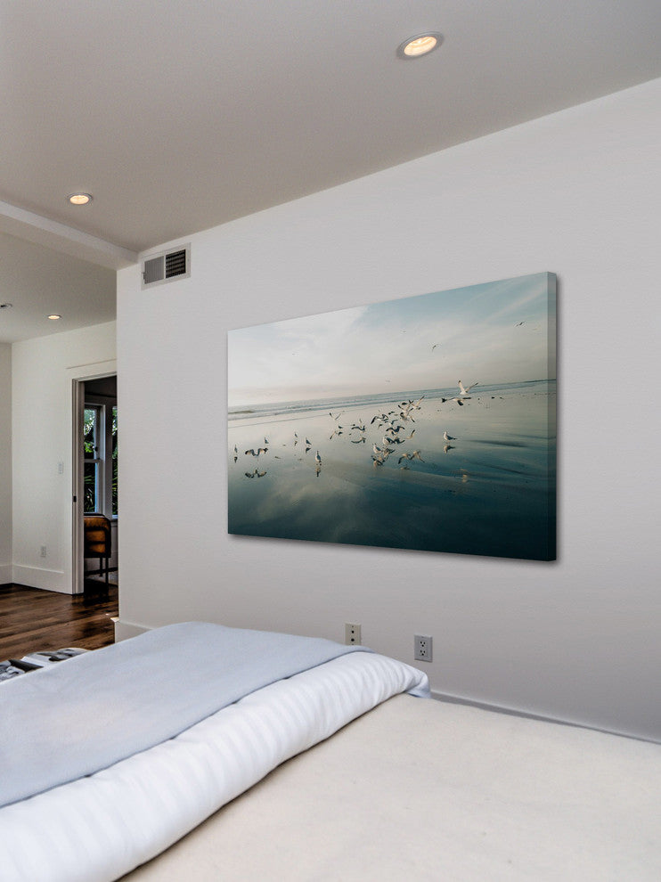 "Flock" Painting Print on Wrapped Canvas