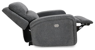 Polaris Slate Power Reclining Sofa and Two Recliners
