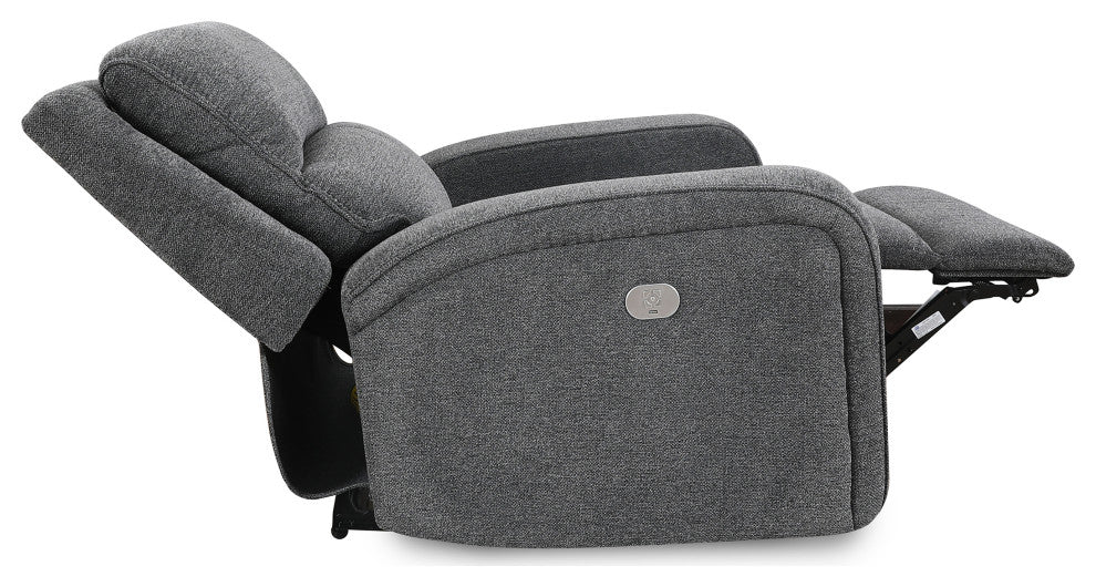Polaris Slate Power Reclining Sofa and Two Recliners
