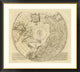 "North Pole, 1747" Framed Digital Print by Emanuel Bowen, 46x42"