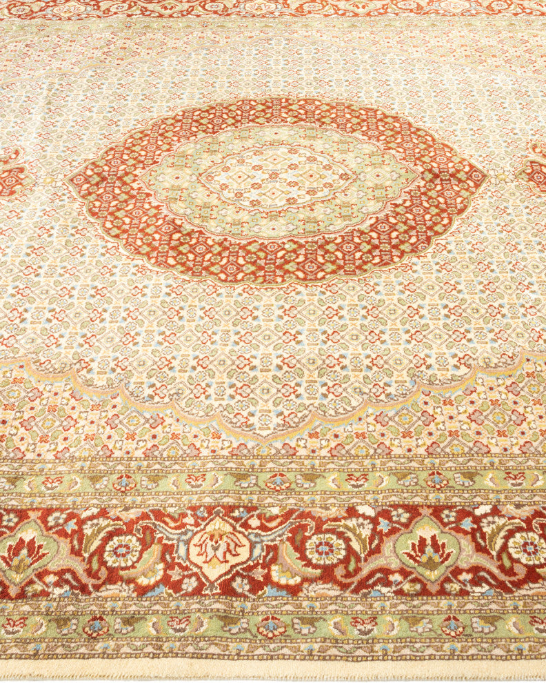Kyauktaw One-of-a-Kind Hand-Knotted Area Rug Ivory, 6'8"x10'1"