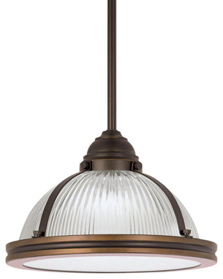 Generation Lighting 65060EN3 Pratt Street 11"W LED Pendant - Autumn Bronze