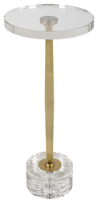 Groove Crystal Drink Table