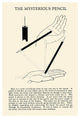 "The Mysterious Pencil" Digital Paper Print by Retromagic, 31"x46"