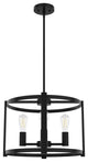Hunter Astwood Matte Black 4-Light Chandelier