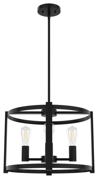 Hunter Astwood Matte Black 4-Light Chandelier