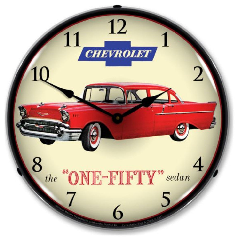 GM1702739 1957 Chevrolet One Fifty Clock