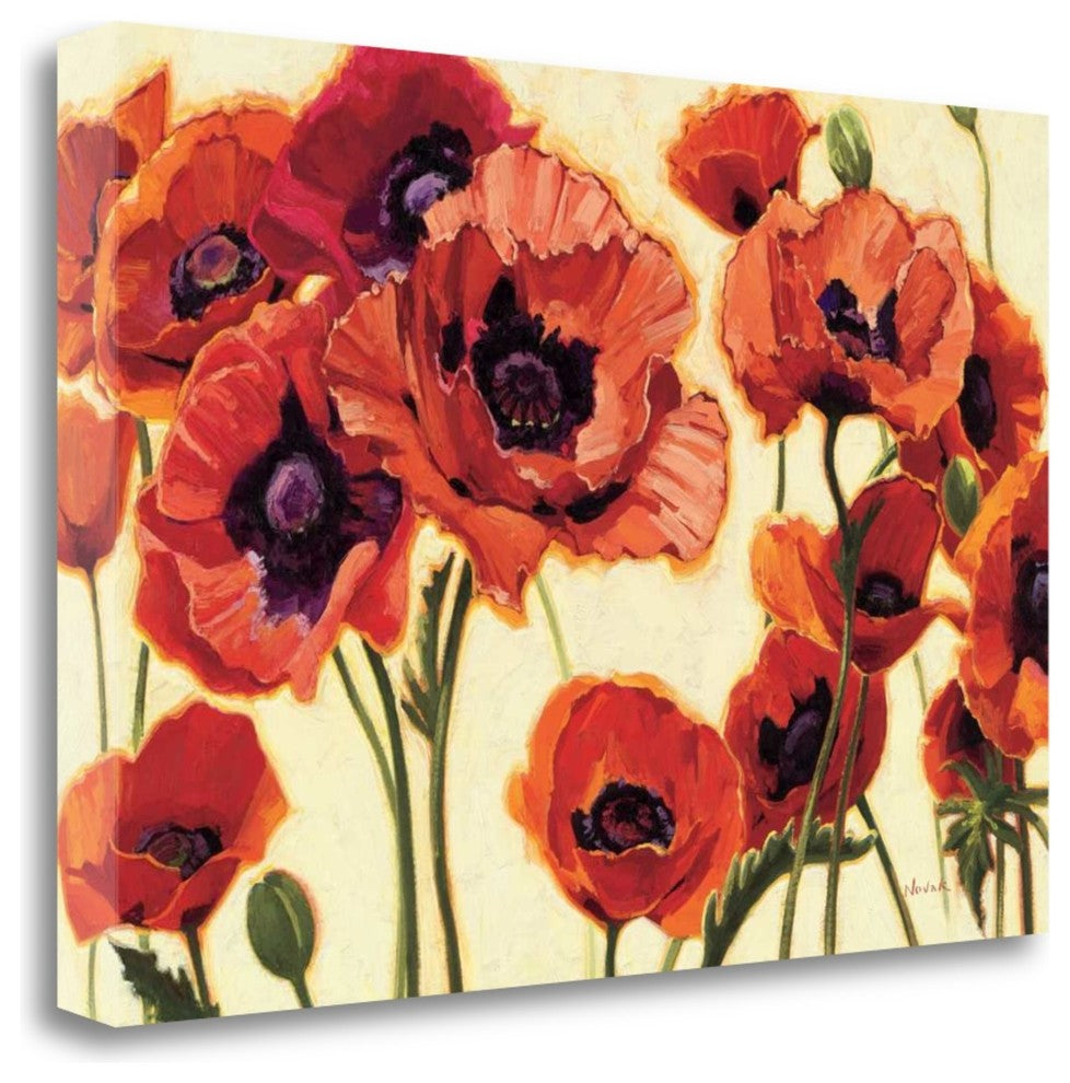 "Orientals" By Shirley Novak, Giclee Print on Gallery Wrap Canvas, Ready to Hang