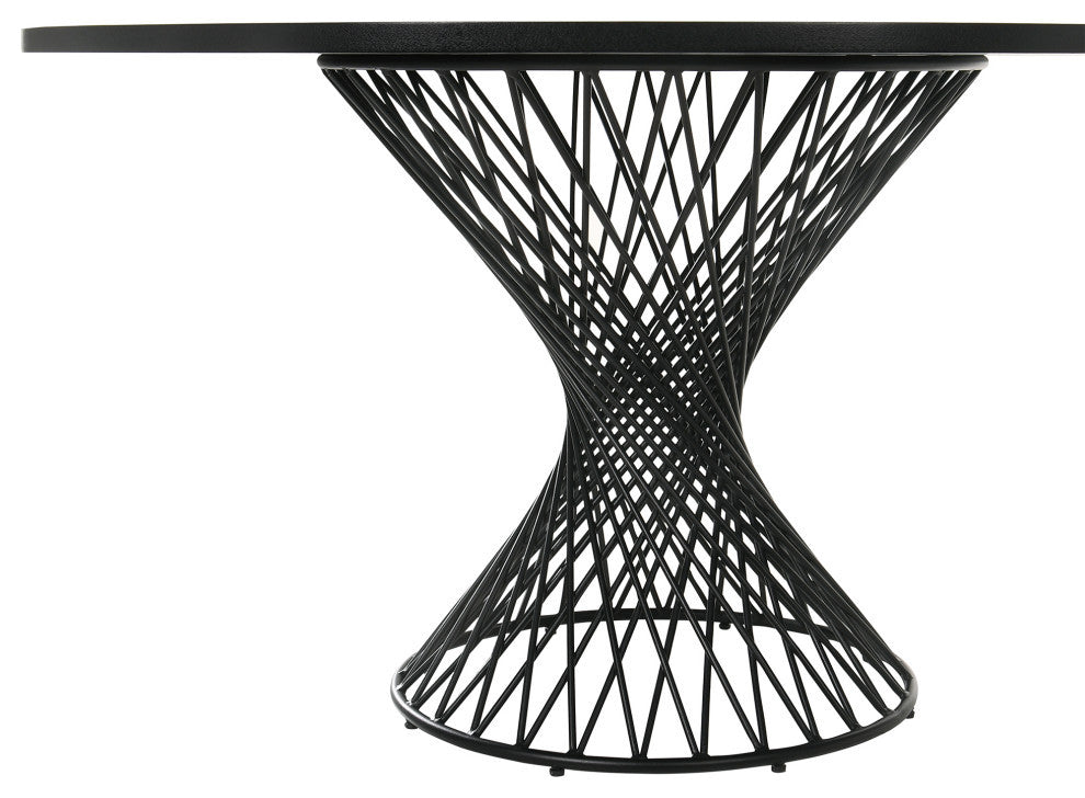 Cirque Polly 5-Piece Black Dining Set