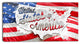 "Abstract US Flag" Canvas Painting