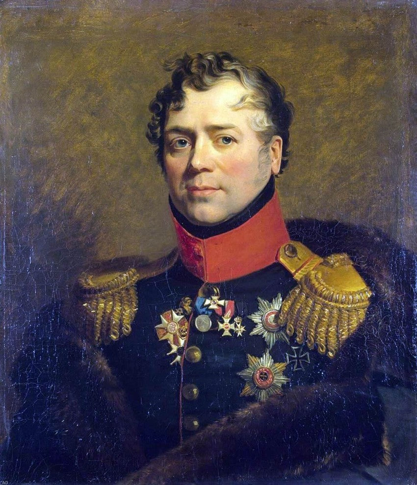 George Dawe Portrait of Dmitry V. Golitsyn, Gallery Wrapped Canvas, 20"x25"