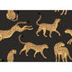 Black & Orange Cheetah Cheetah Peel & Stick Wallpaper