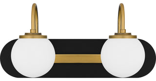 Quoizel DES8618 Desmond 2 Light 18"W Vanity Light - Matte Black