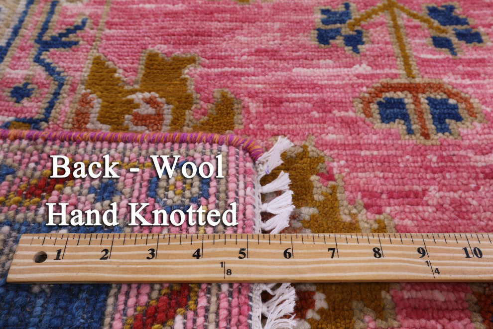 Hand Knotted Turkish Oushak Wool Rug 5' 1" X 8' 1" - Q15879