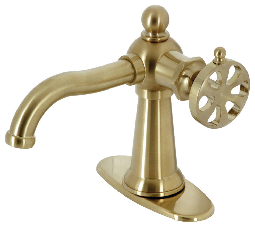 KSD3547RX Belknap Single-Handle Bathroom Faucet With Push Pop-Up, Brushed Brass
