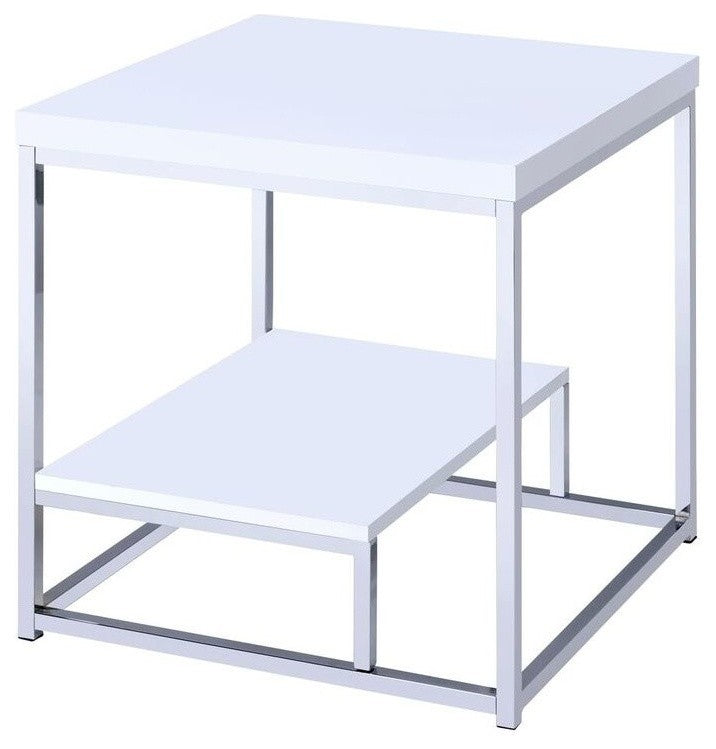 Lucia End Table, White