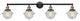 215-Bab-S-G534 4-Light 46" Adjustable Fixture, Black Antiqued Brass, Seedy Glass