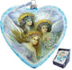 Hand Painted Scenic Glass Ornament Limited Edition Three Angels