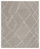 Euclid T8004 Transitional/Industrial/Farmhouse Area Rug, 9'6"x13'6"