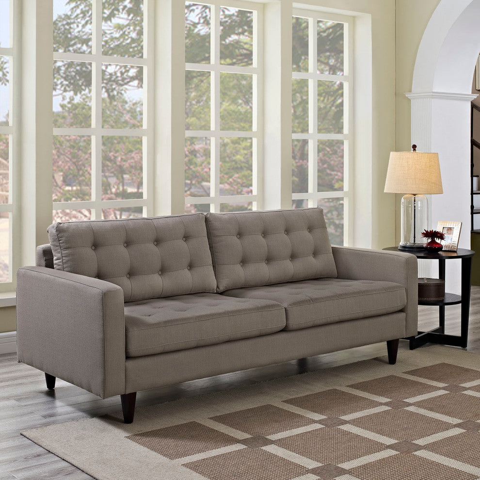 Modern Granite Empress Upholstered Sofa