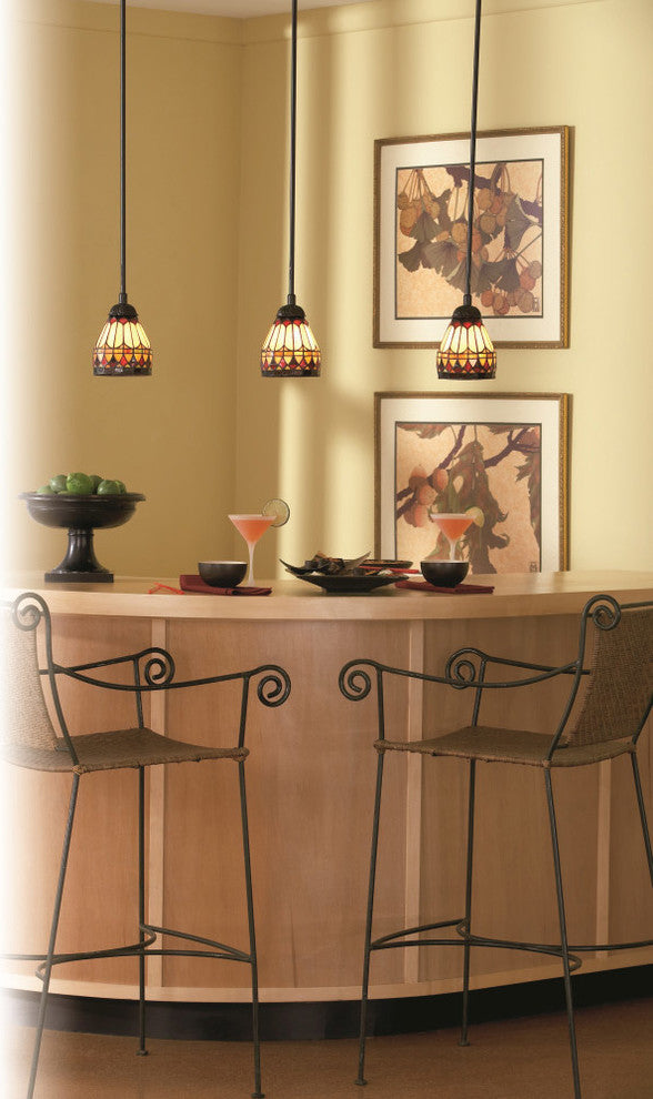 Quoizel TF1541VB One Light Mini Pendant West End Vintage Bronze