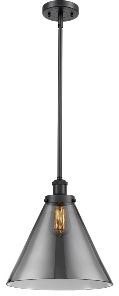 Innovations Lighting 916-1S-BK-G43-L-LED Cone 1 Light 8" Mini Pendant