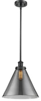 Innovations Lighting 916-1S-BK-G43-L-LED Cone 1 Light 8" Mini Pendant