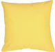 Pillow Decor - Sunbrella Solid Color Outdoor Pillow, Buttercup Yellow, 20" X 20"