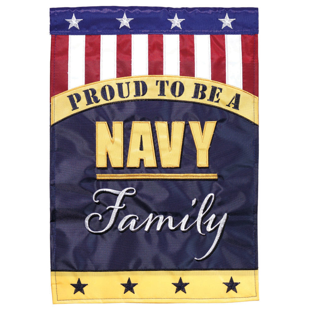 Flag Dbapp, Navy Family, Polyester, Large