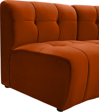 Limitless Velvet Upholstered 15-Piece Modular Sectional, Cognac