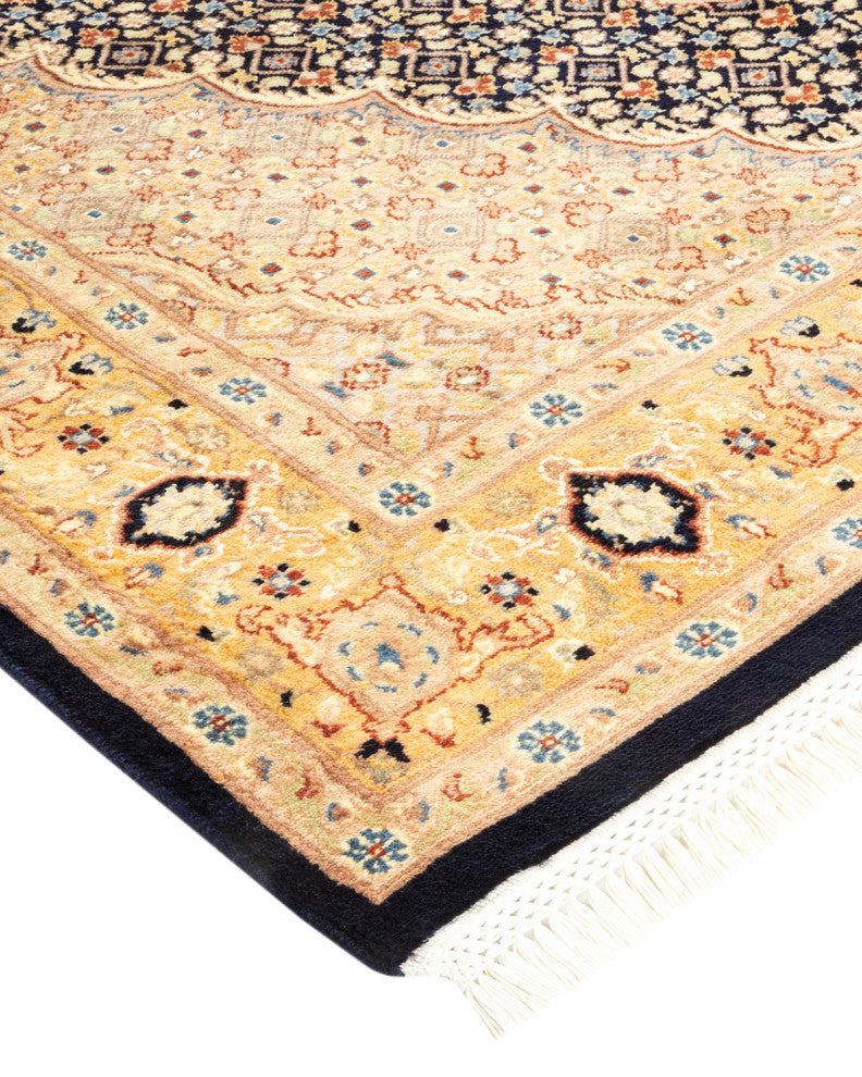 Mogul, One-of-a-Kind Hand-Knotted Area Rug Blue, 4' 7" x 7' 3"