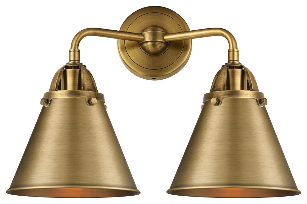 Innovations 288-2W-BB-M13-BB-LED 2-Light Bath Vanity Light, Brushed Brass