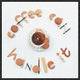 "Food Lettering: Coffee Can Handle It"  by Dina Belenko, 19x19"