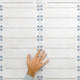 Crackle Cream Decor Ceramic Wall Tile, White