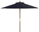 Safavieh Cannes 11 Ft Wood Umbrella, Navy