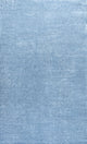 Haze Solid Low-Pile Classic Blue 10 ft. x 14 ft. Area Rug