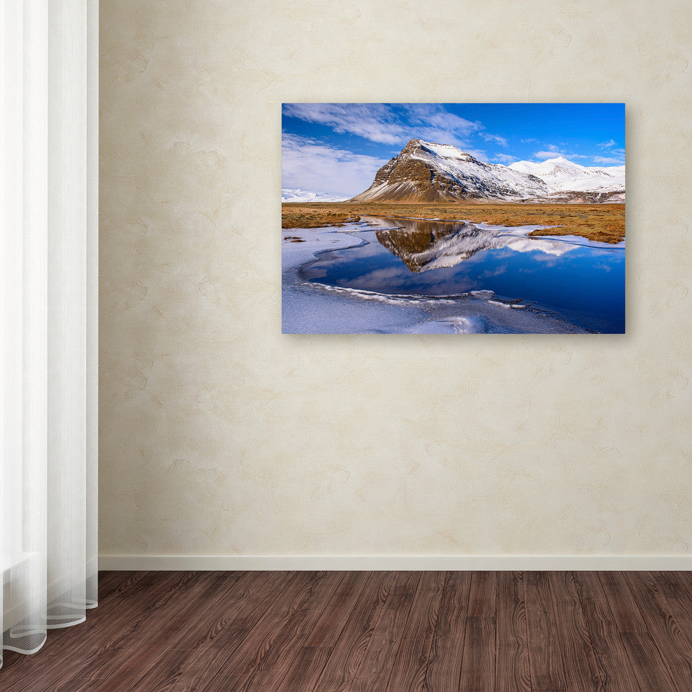 Michael Blanchette 'Glacial Mirror' Canvas Art, 47x30