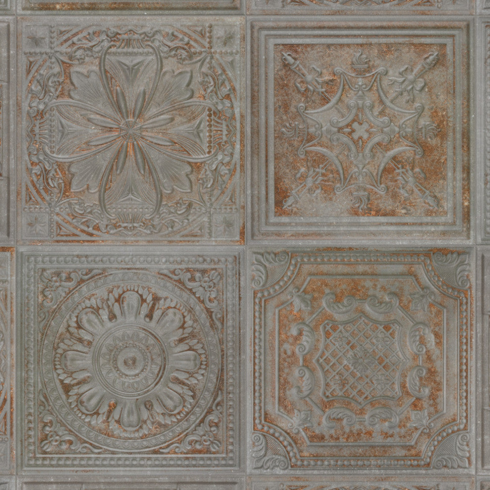 Fitz Charcoal Ceramic Wall Tile