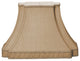 Rectangle Bell, Bottom Gallery Inverted Corner Lampshade, Antique Gold, 11"
