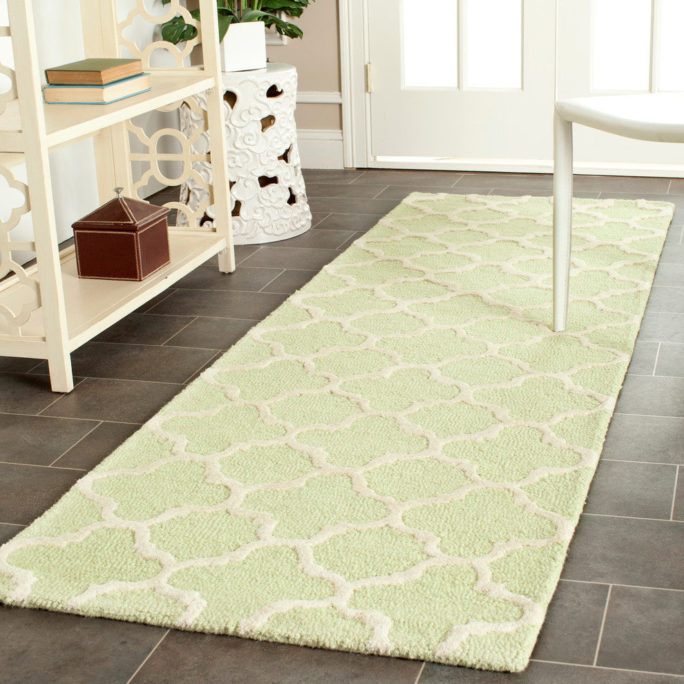 Safavieh Cambridge CAM130B 2''6"x10'' Pale Green Rug