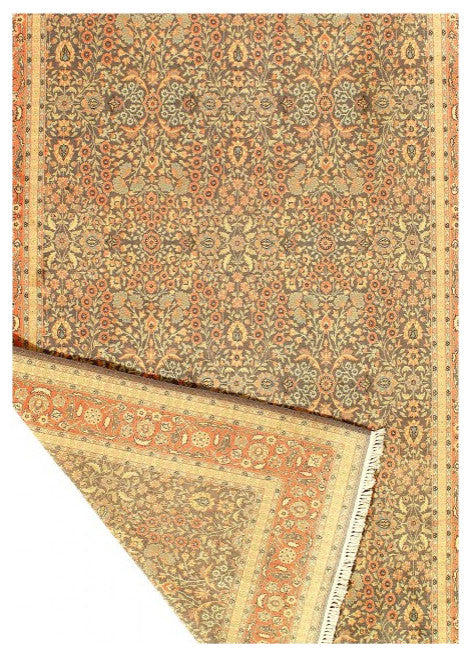 Fine Hand Knotted Turkish Vintage Hereke 6'4''x9'6''