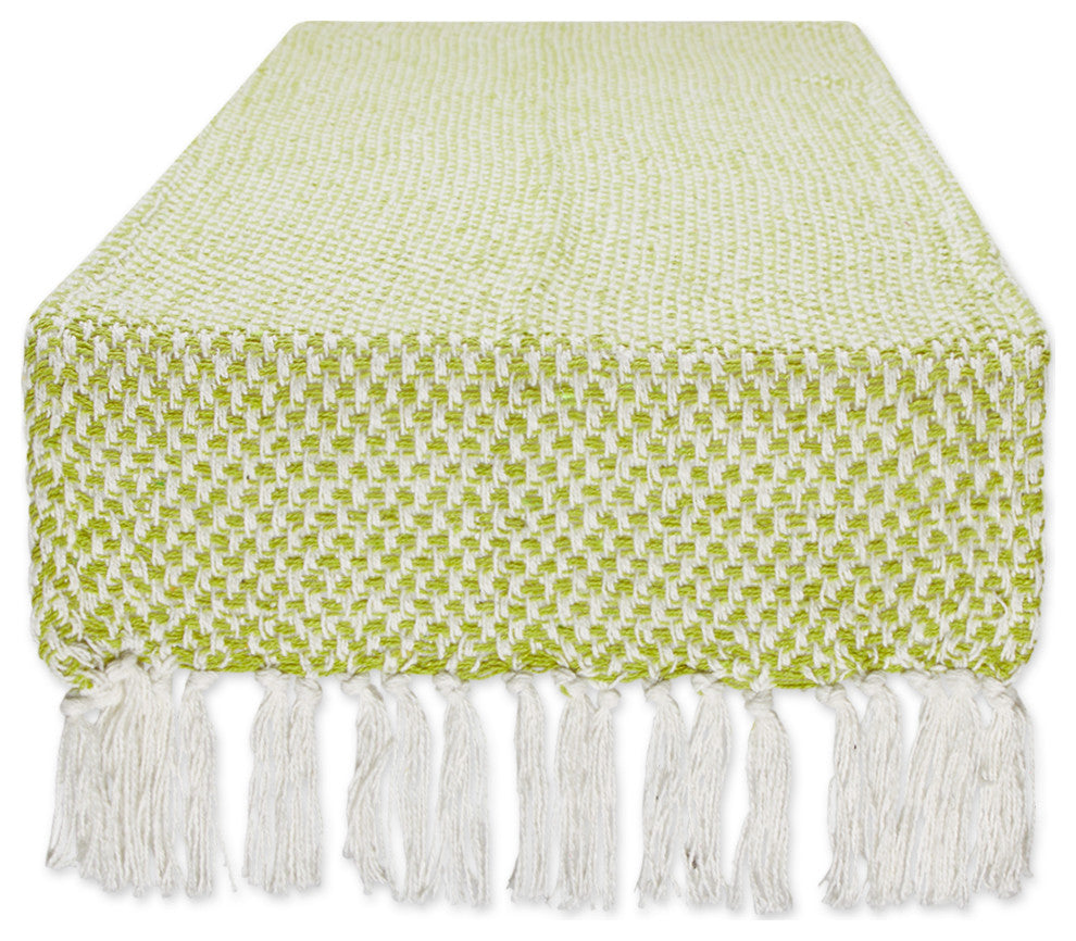 Avocado Woven Table Runner 15x72