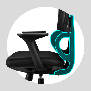 Ergonomic Office Mesh Chair with Lumbar Support Adjustable Armchair Tall Back