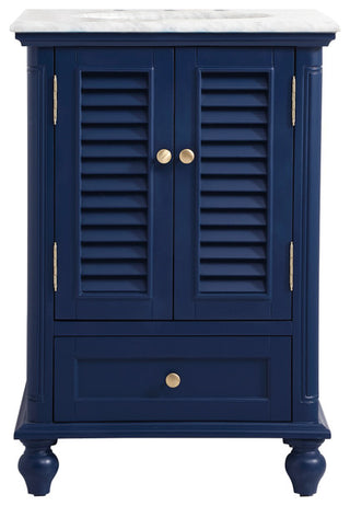 Home Living 24" Single Bathroom Vanity, Blue