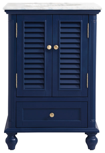 Home Living 24" Single Bathroom Vanity, Blue