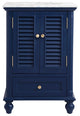 Home Living 24" Single Bathroom Vanity, Blue