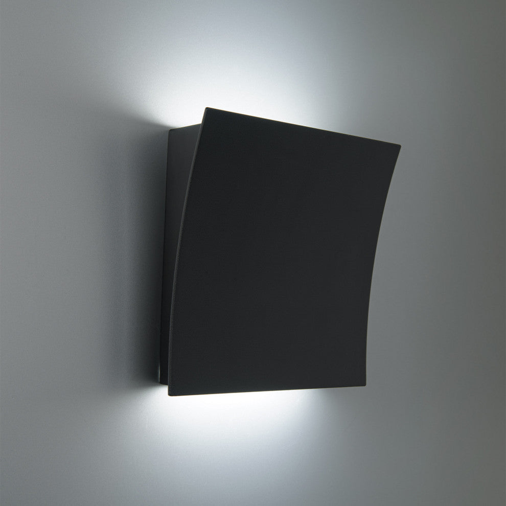 Modern Forms WS-27610 Slide 2 Light 10" Tall LED Wall Sconce - Black / 3500K